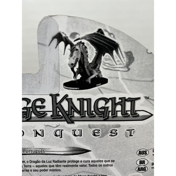 Mage Knight Conquest Radiant Light Dragon Wizkids 2002 D&D clix Mini NEW - Picture 6 of 12
